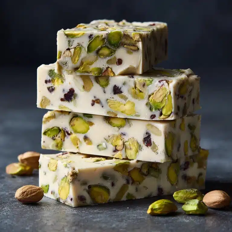 Pistachio Nougat: A Sweet, Nutty Delight Recipe