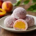 Whole Peach Mochi Recipe (Soft & Chewy) Recipe