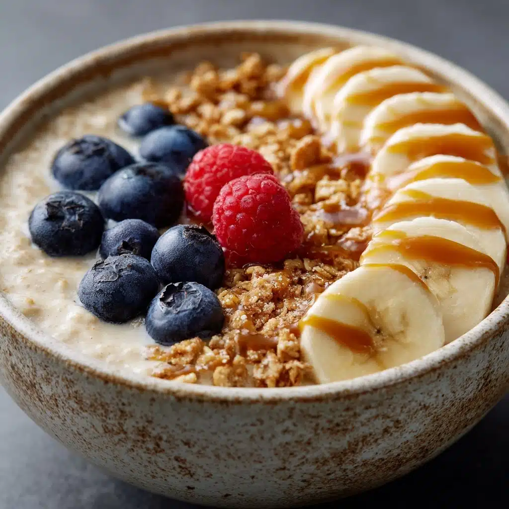 Caramelized Banana Split Overnight Oats Recipe