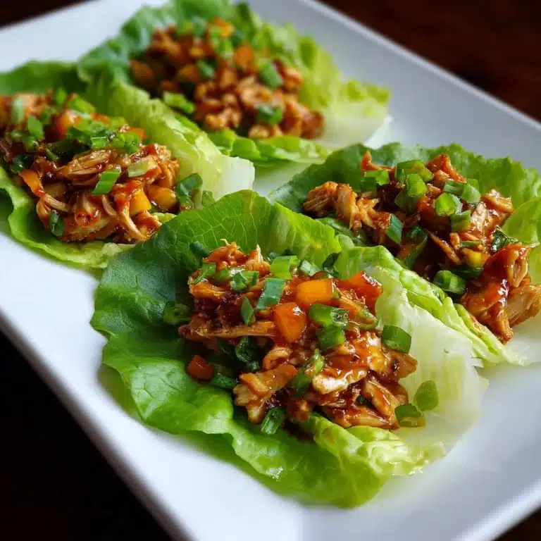 Thai Chicken Lettuce Wraps Recipe