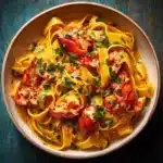 Creamy Spicy Lobster Pasta Recipe