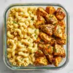 High Protein Honey Garlic Butter Chicken with Mac & Cheese Recipe