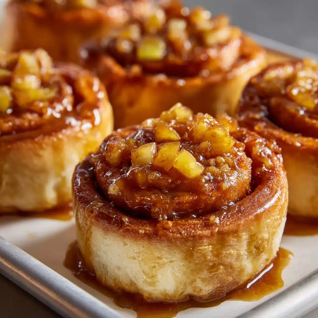 Caramel Apple Cinnamon Rolls Recipe - Recipe Image