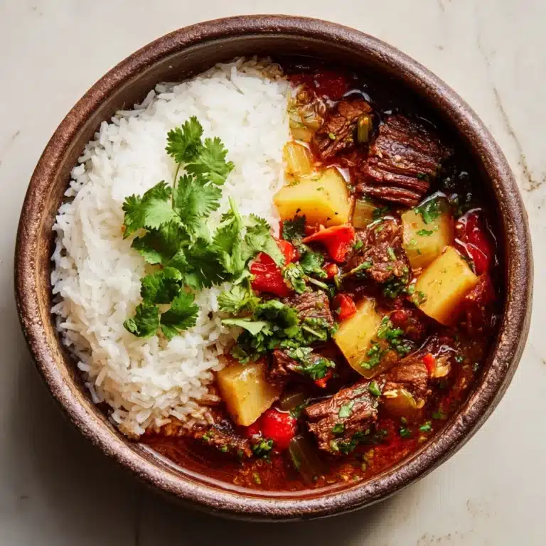 Persian Inspired Herb and Beef Stew with Rice: An Incredible Ultimate Recipe