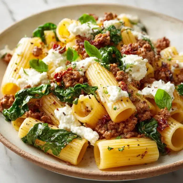 One Pot Lemony Pasta with Sausage, Broccoli Rabe, and Burrata: An Amazing Ultimate Recipe
