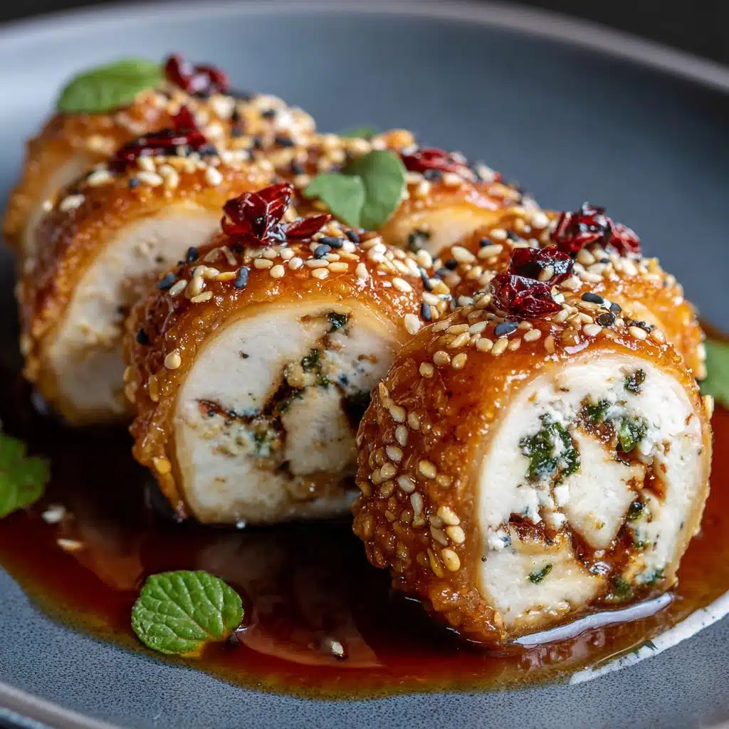 Crispy Oven Fried Feta Rolls with Chili Honey Recipe