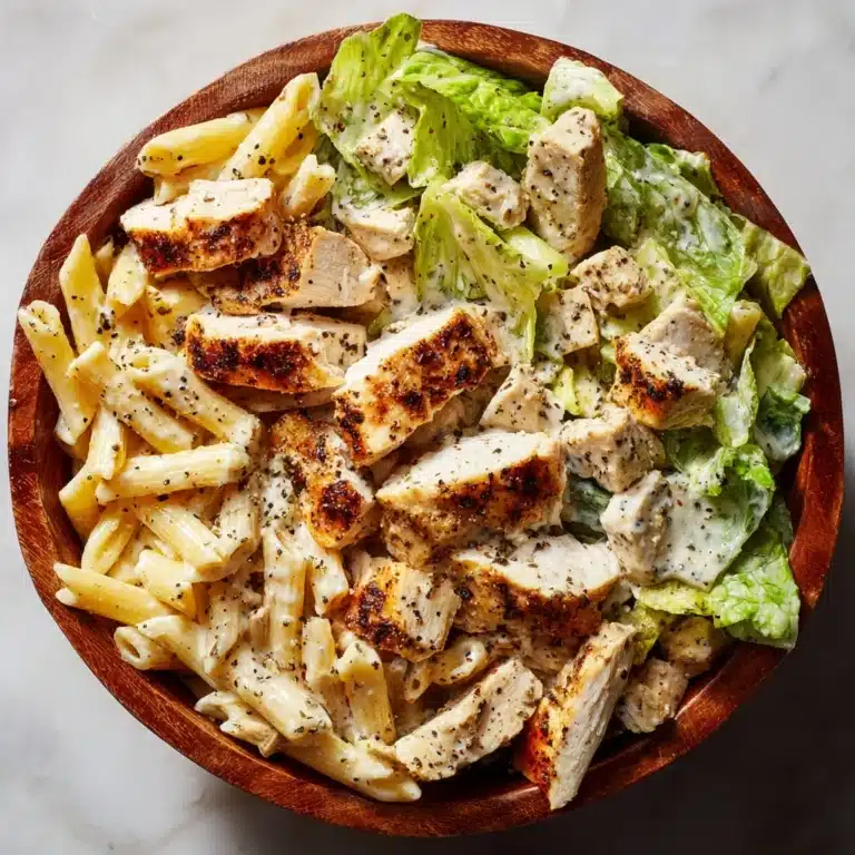 Chicken Caesar Pasta Salad Recipe
