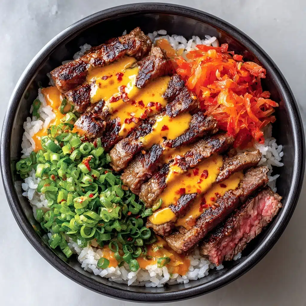 Korean BBQ Steak Bowls Recipe