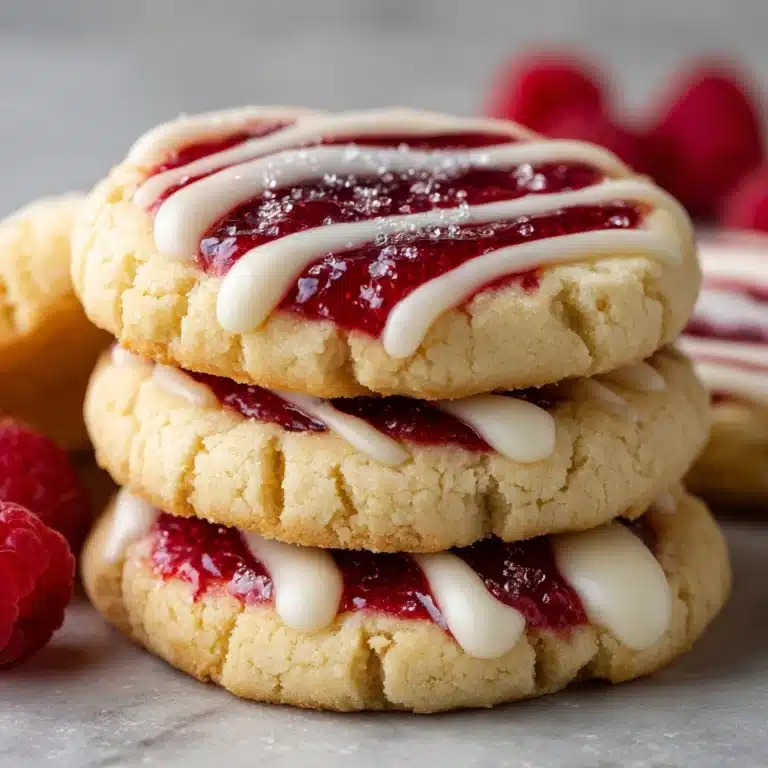 Raspberry Swirl Shortbread Cookies Recipe