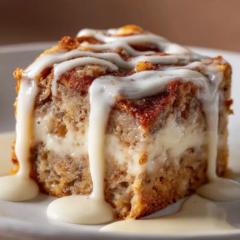 High-Protein Cinnamon Roll Baked Oatmeal Recipe