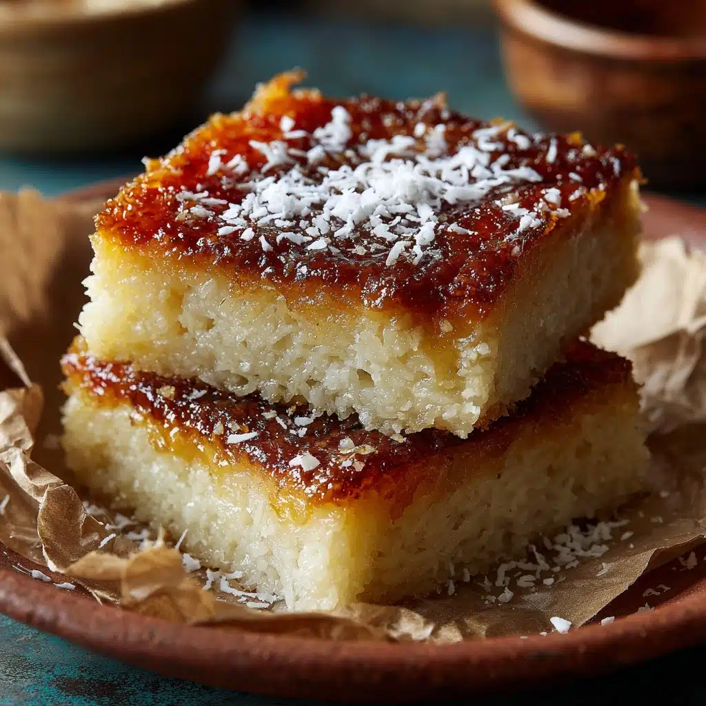 Sticky Coconut Cake (Wingko Babat) Recipe