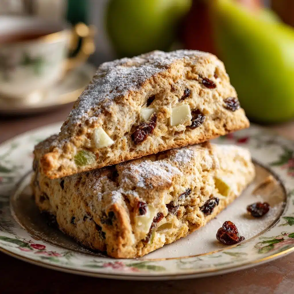Apple Cinnamon Raisin Scones Recipe - Recipe Image