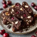 Decadent Chocolate Cherry Biscotti Recipe