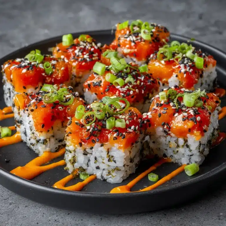 Crunchy Sushi Bites with Spicy Tuna Recipe
