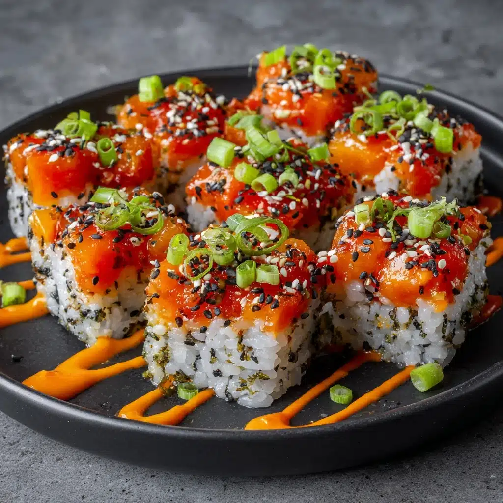 Crunchy Sushi Bites with Spicy Tuna Recipe