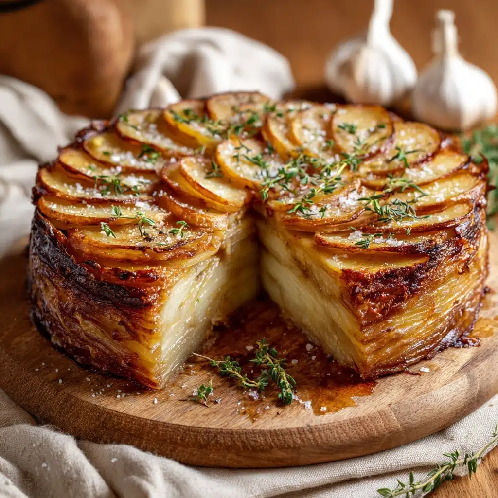 Crispy Balsamic Thyme Potato Torte Recipe