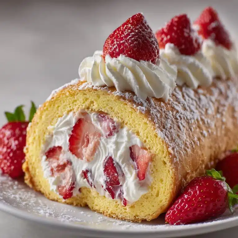 Strawberry Shortcake Roll Recipe