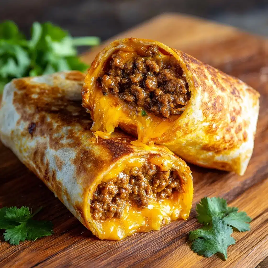 Easy Garlic Butter Beef Cheeseburger Rollups Recipe - Recipe Image