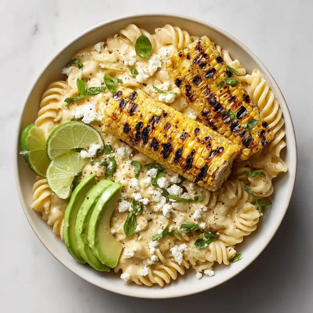Creamy Street Corn Pasta Salad Recipe - Recipe Image