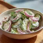 Creamy Cucumber Salad Recipe