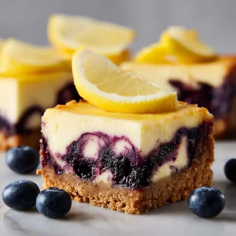 Blueberry Lemon Blondies Recipe