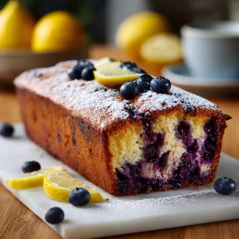 Lemon Blueberry Bread Recipe