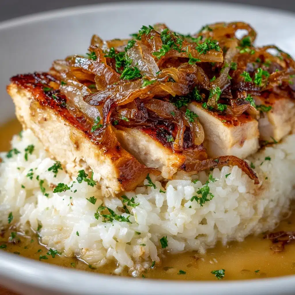 French Onion Chicken & Rice Casserole Recipe