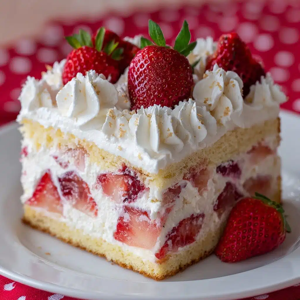 Easy Strawberry Poke Cake Recipe