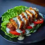Chicken Caesar Salad Lettuce Wrap Recipe