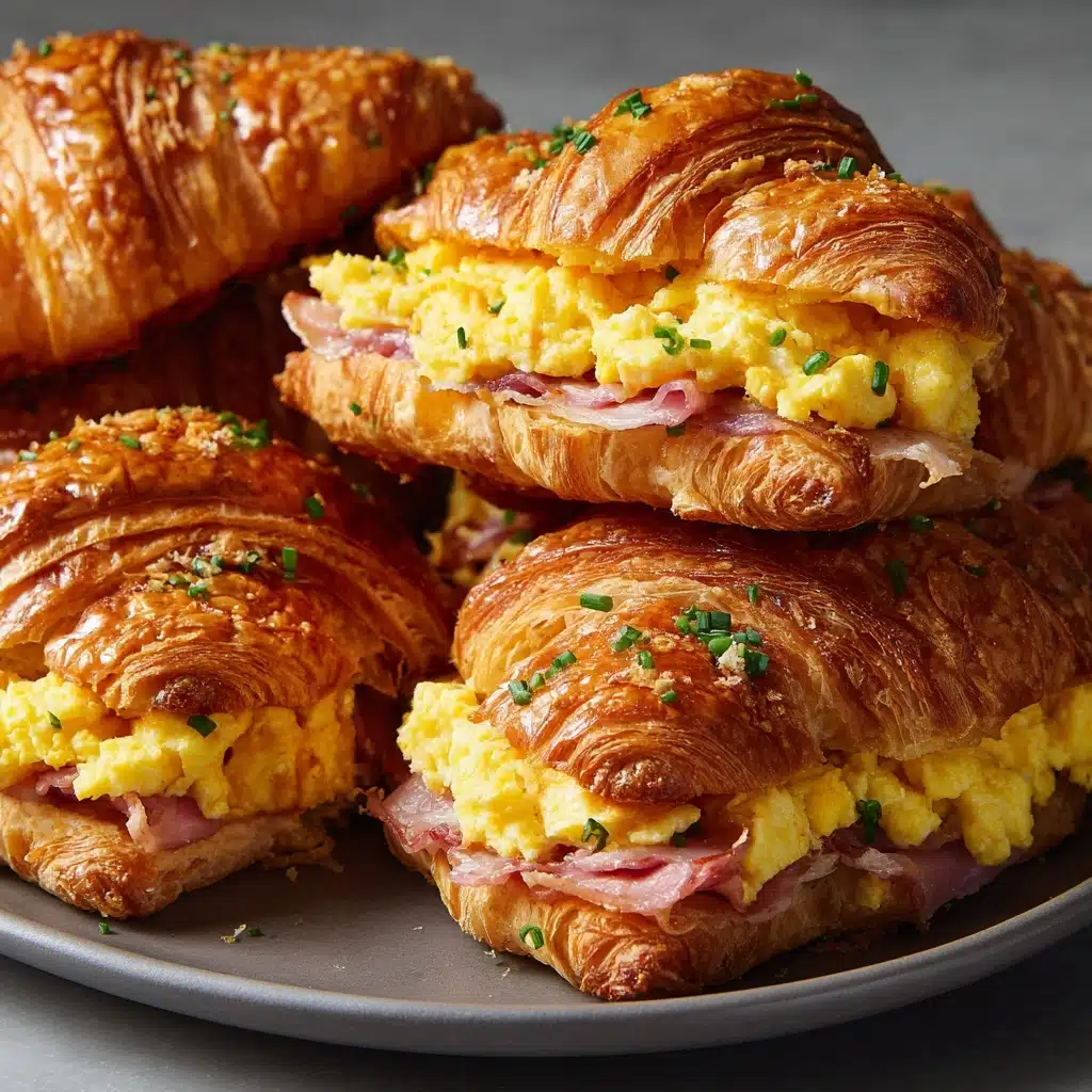 Croissant Breakfast Sandwiches Recipe
