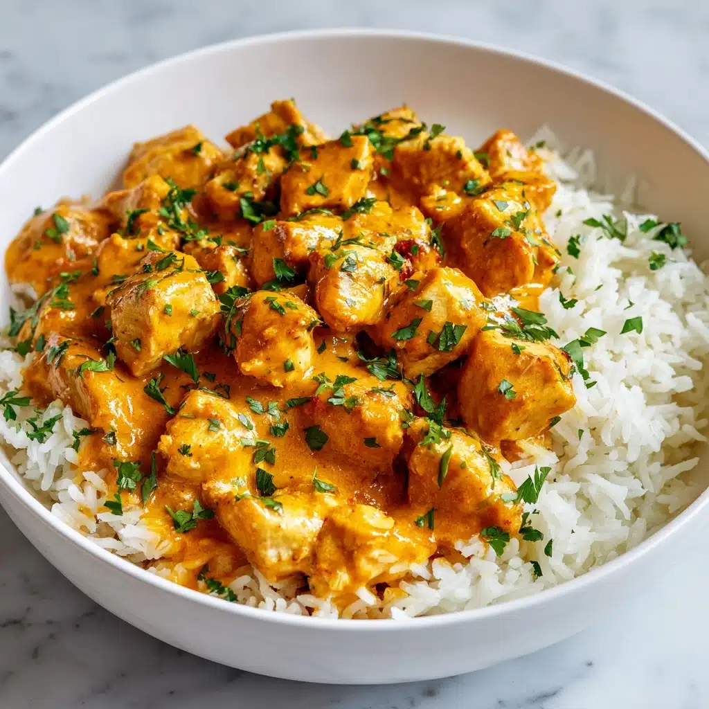 Creamy Smothered Chicken and Rice Recipe - Recipe Image