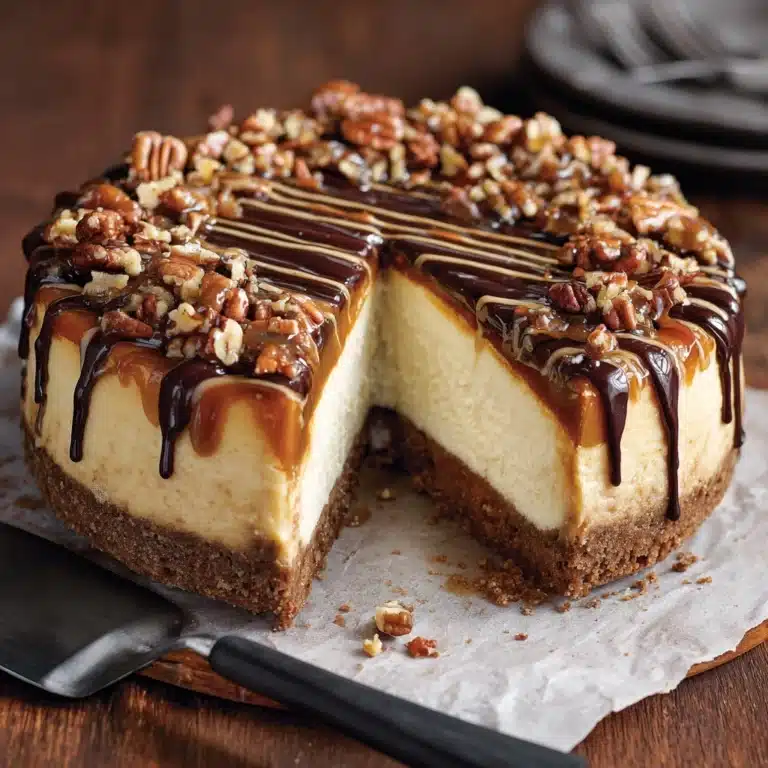 Keto Turtle Cheesecake Recipe