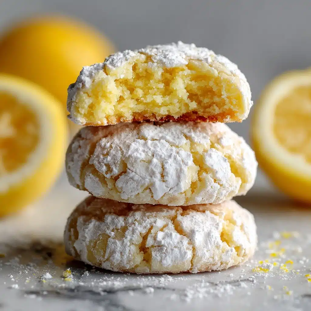Lemon Crinkle Cookies Recipe