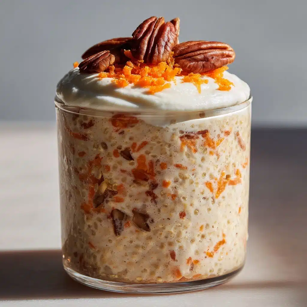 Carrot Cake Protein Overnight Oats Recipe
