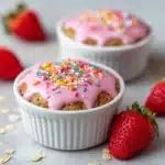 Strawberry Pop-Tart Protein Baked Oats Recipe