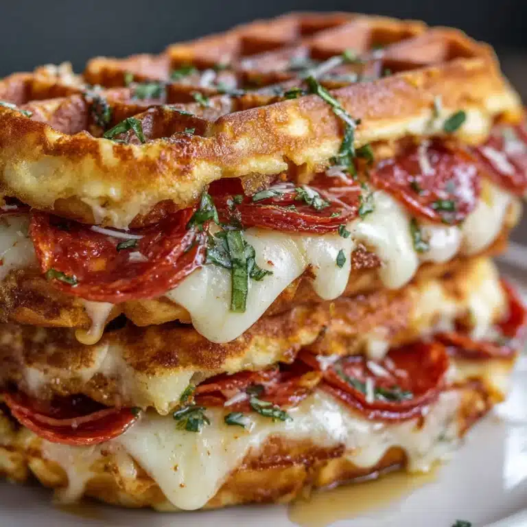 The Best Pizza Stuffed Waffle Snacks for Fun, Cheesy Flavor Recipe