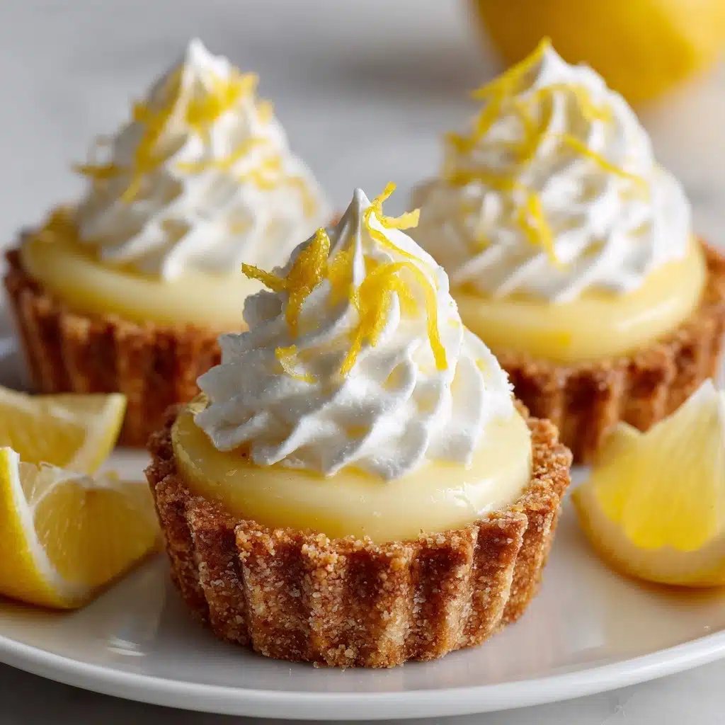 No-Bake Lemon Cream Cheese Pie Cups for Easy Desserts Recipe - Recipe Image