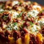 Baked Ziti with Ground Beef and Ricotta Recipe