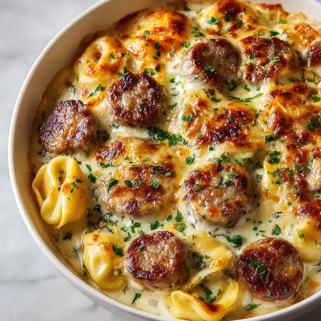 Crockpot Pierogi Casserole with Kielbasa Recipe
