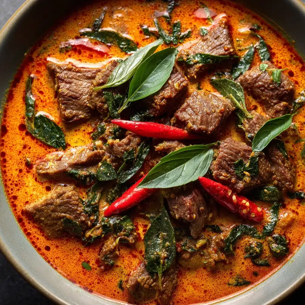 Coconut Red Curry Drip Beef Recipe - Recipe Image