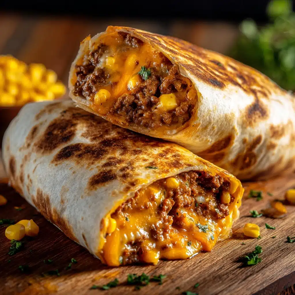 Beef and Cheese Chimichangas Recipe