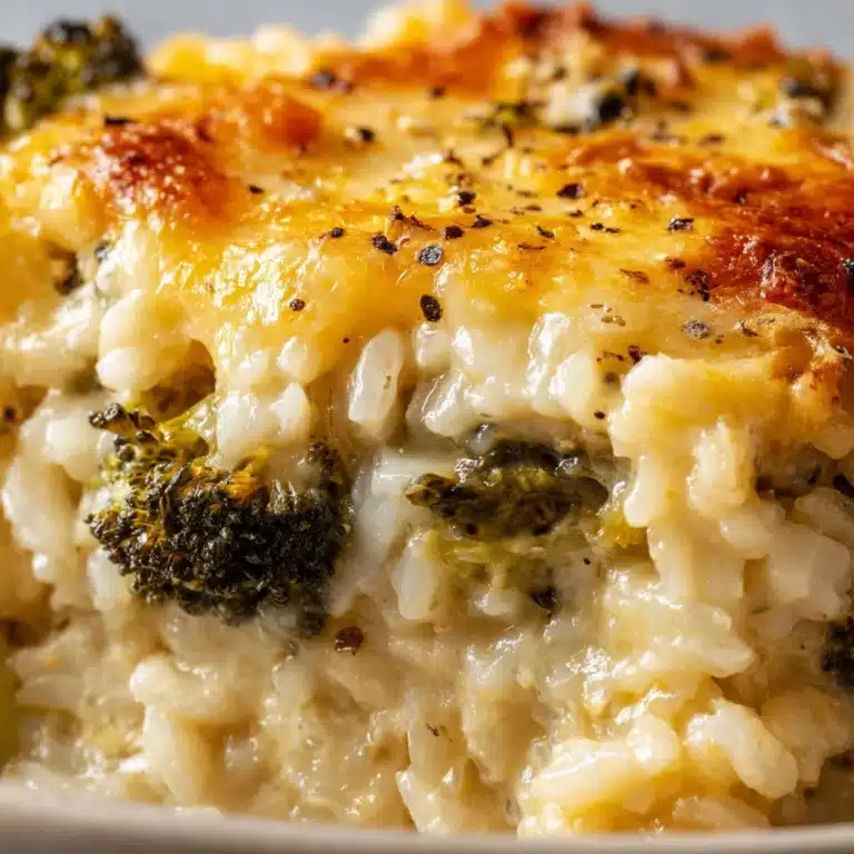 Cheesy Broccoli Rice Casserole Recipe