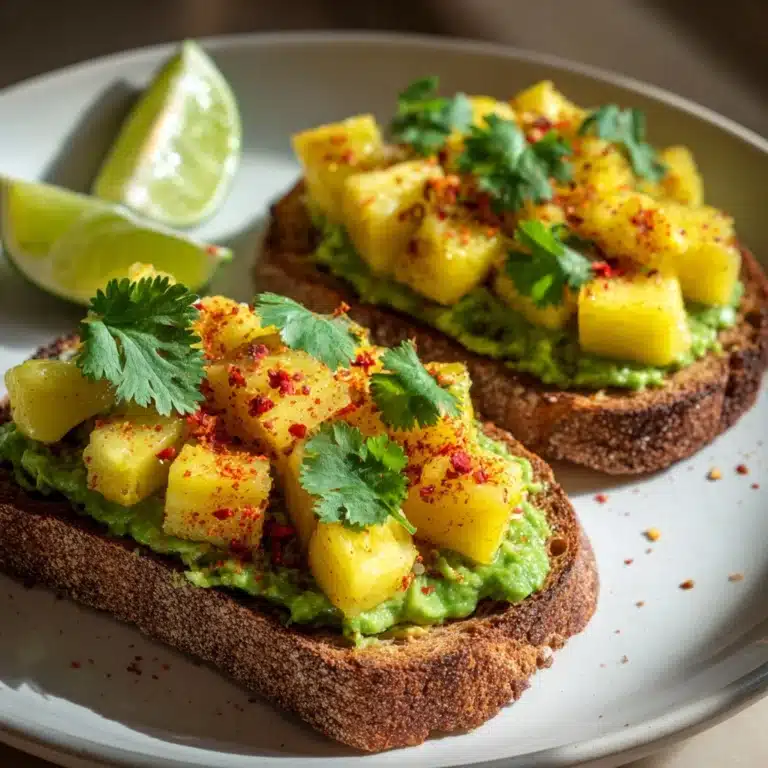 Tropical Avocado Toast Recipe