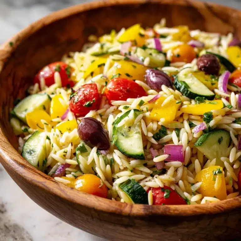 Greek Orzo Salad Recipe