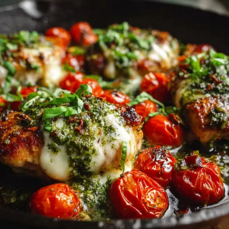 Italian Chicken Skillet with Pesto Recipe