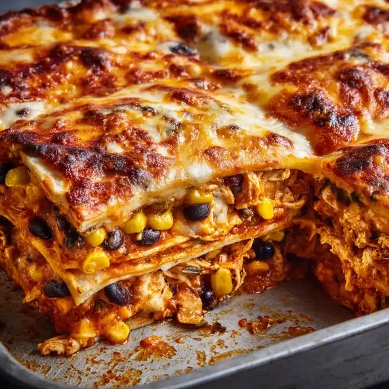 Mexican Chicken Lasagna Recipe