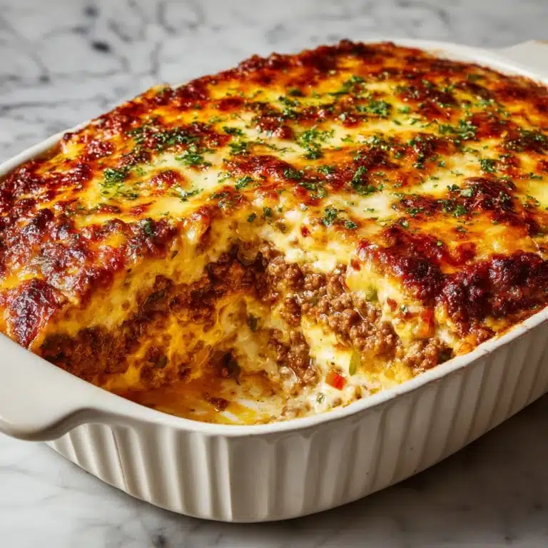 Cheesy Low-Carb Taco Casserole Recipe