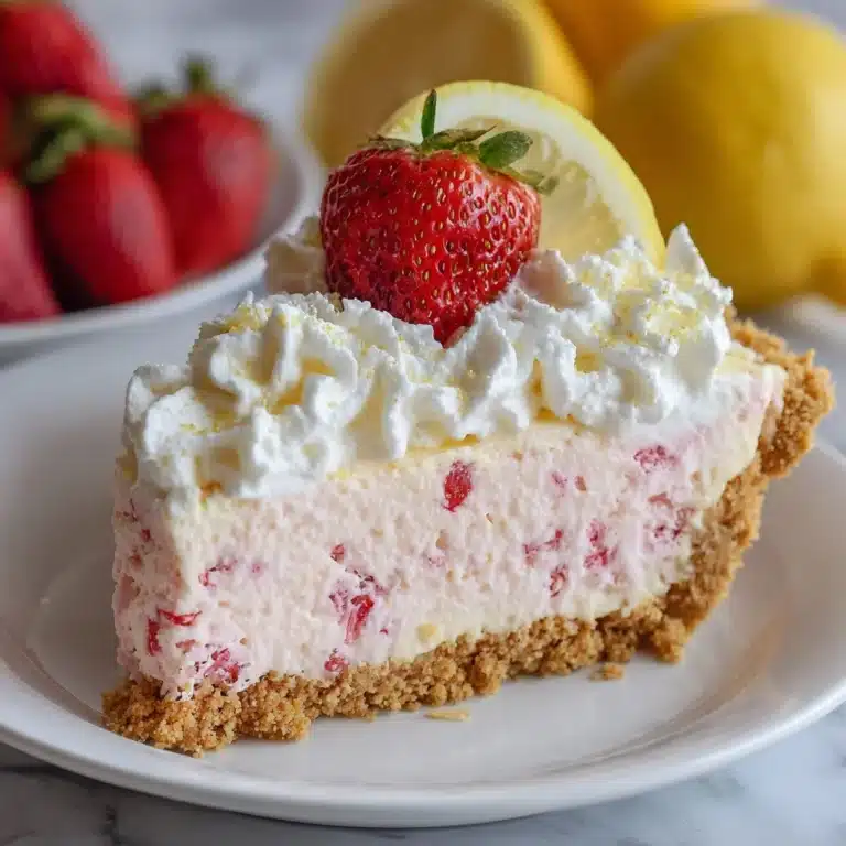 Frozen Strawberry Lemonade Pie Recipe
