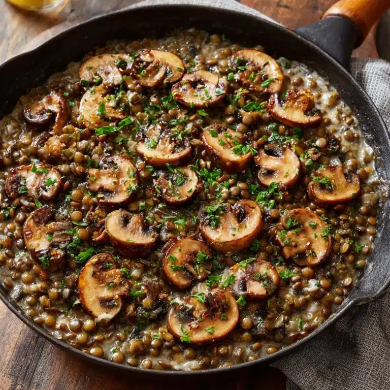 Lentil Mushroom Stroganoff: A Hearty Vegetarian Delight Recipe