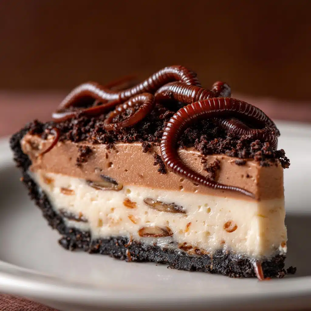 Dark Chocolate Pecan “Worms in Dirt” Mousse Tart Recipe